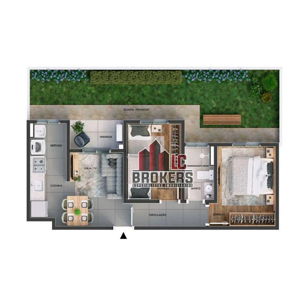 Apartamento, 2 quartos, 42 m² - Foto 20