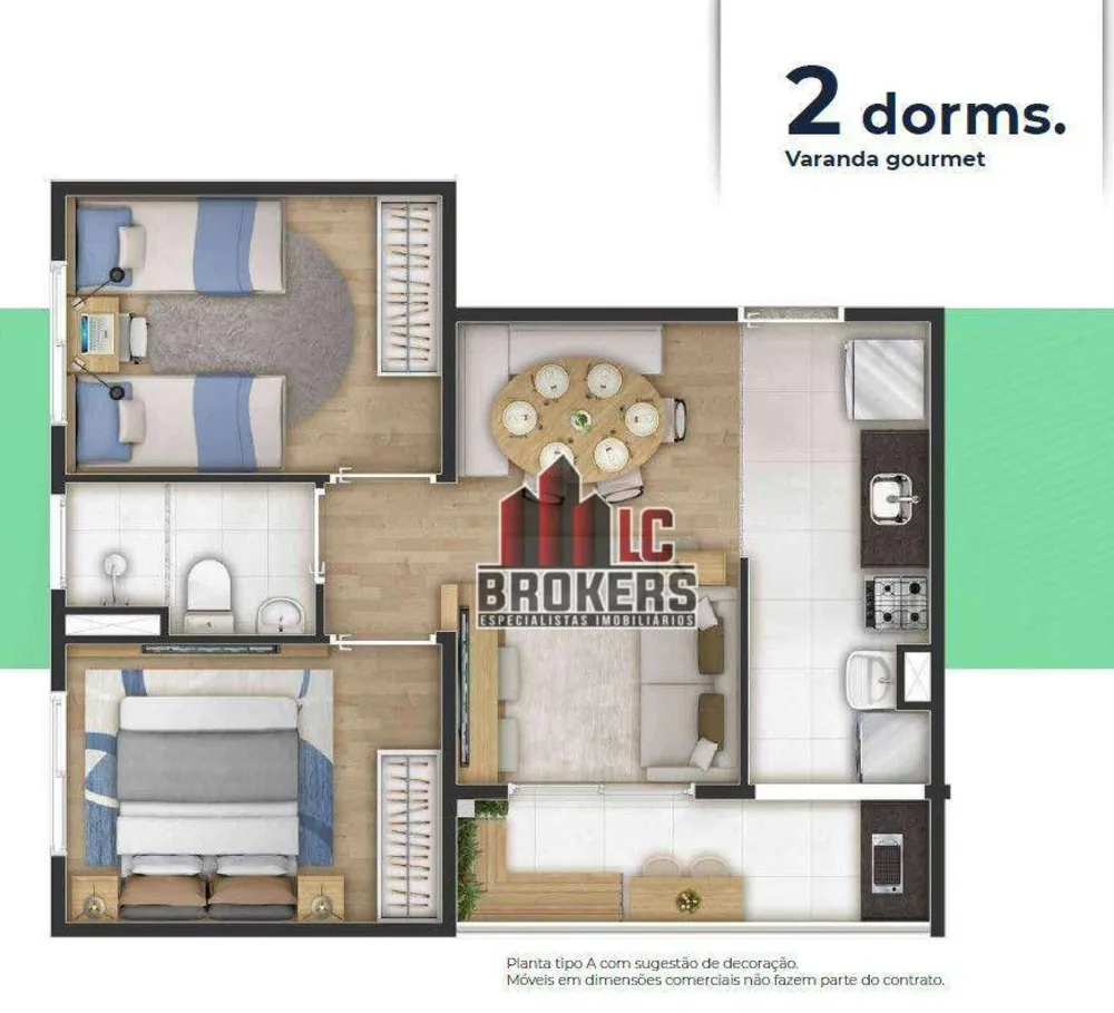 Apartamento, 2 quartos, 45 m² - Foto 30
