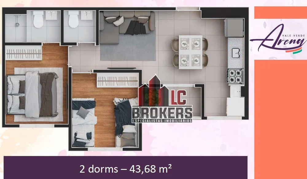 Apartamento, 2 quartos, 48 m² - Foto 20