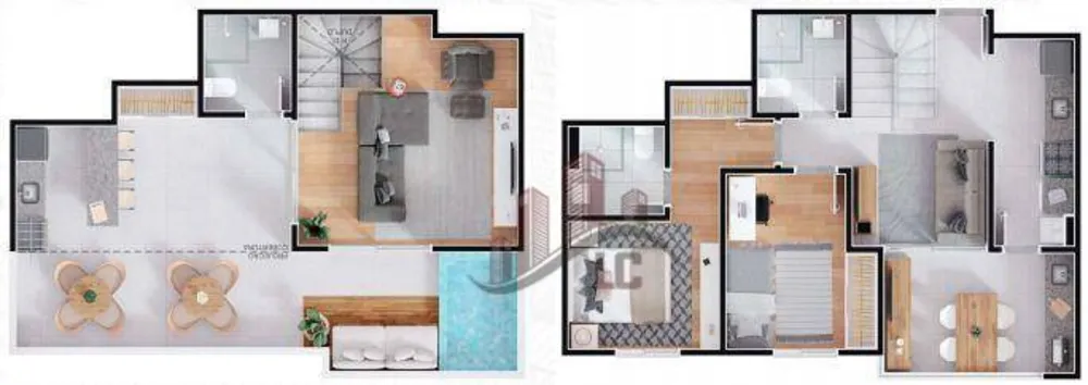 Cobertura, 2 quartos, 111 m² - Foto 1