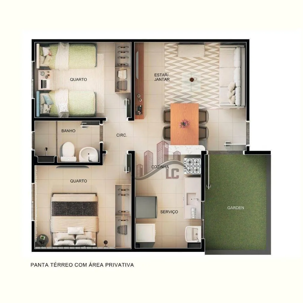 Apartamento, 2 quartos, 42 m² - Foto 14