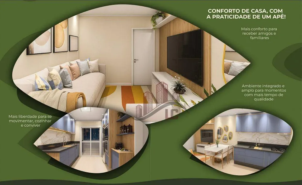 Apartamento, 2 quartos, 51 m² - Foto 1