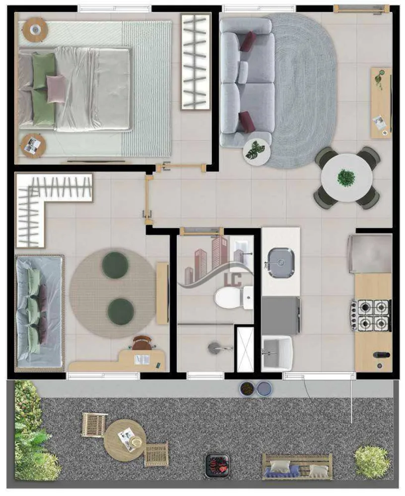 Apartamento, 2 quartos, 40 m² - Foto 13
