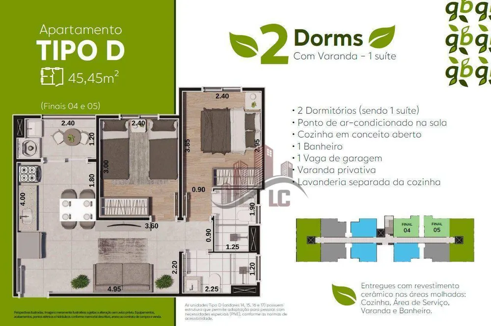 Apartamento, 3 quartos, 69 m² - Foto 14