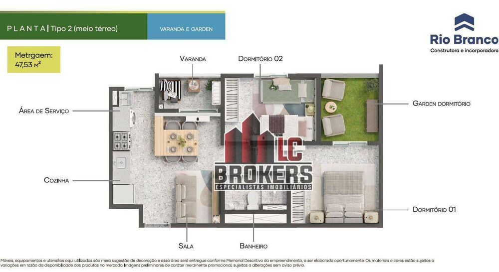Apartamento, 2 quartos, 43 m² - Foto 23