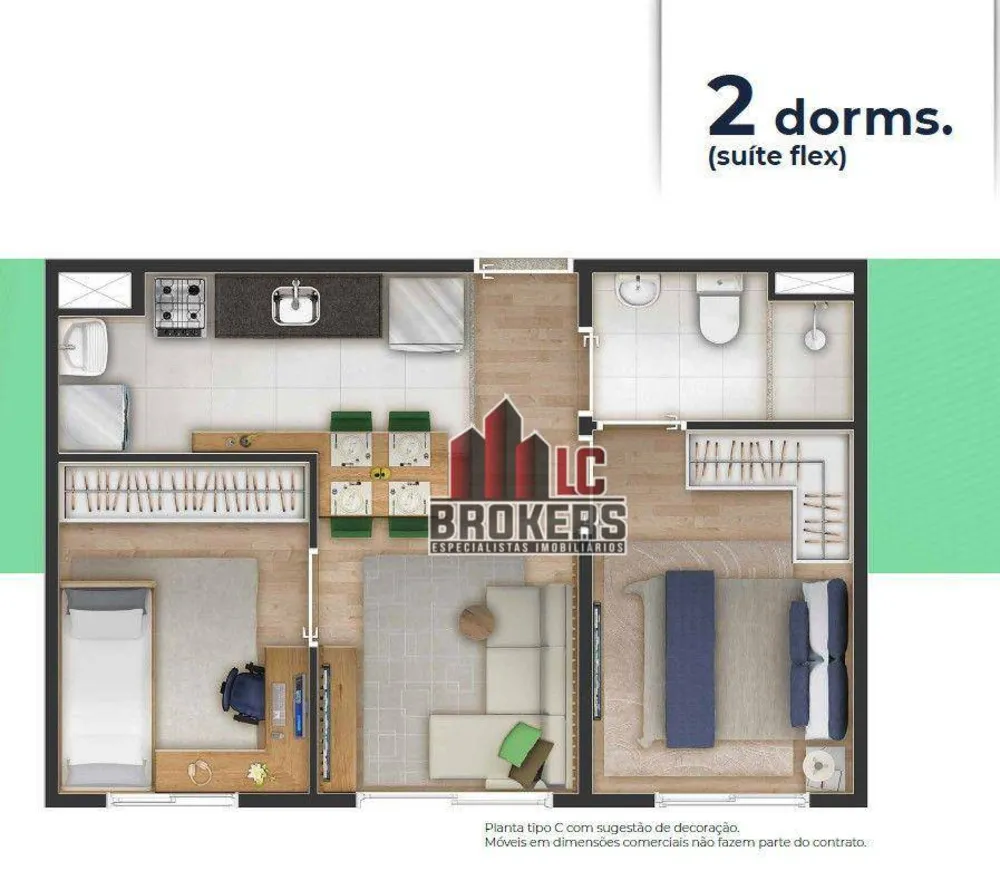 Apartamento, 2 quartos, 37 m² - Foto 18