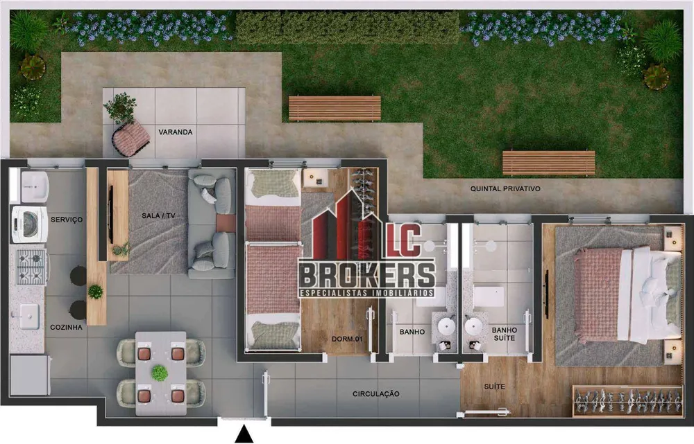 Apartamento, 2 quartos, 50 m² - Foto 19