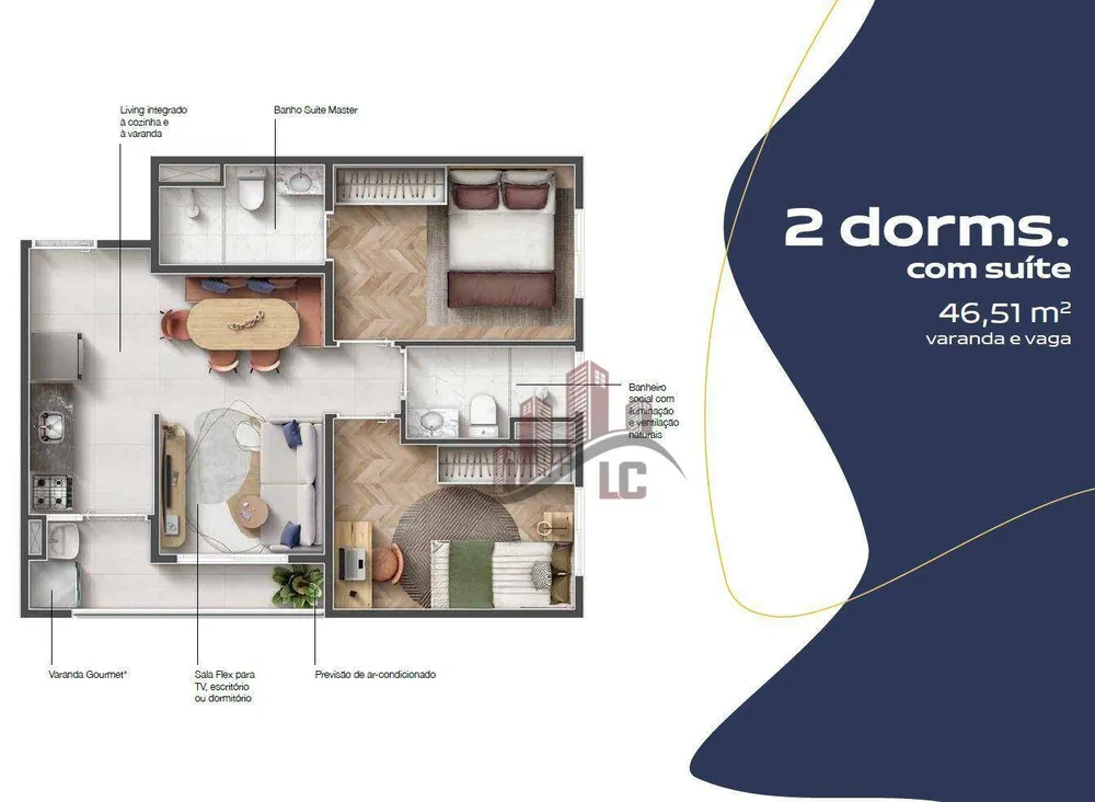 Apartamento, 2 quartos, 38 m² - Foto 13