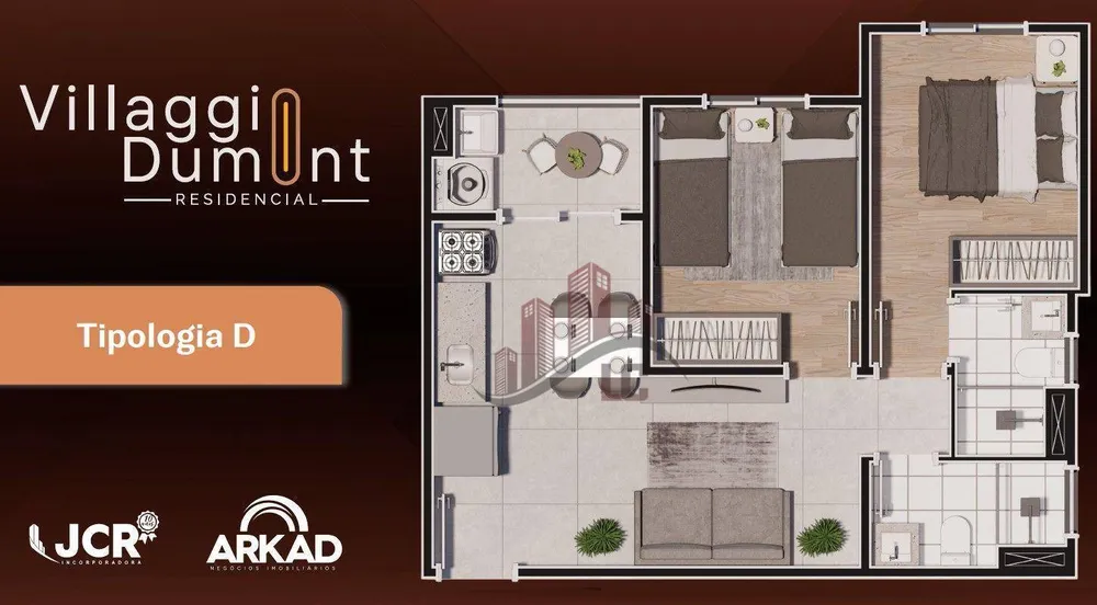 Apartamento, 2 quartos, 43 m² - Foto 16