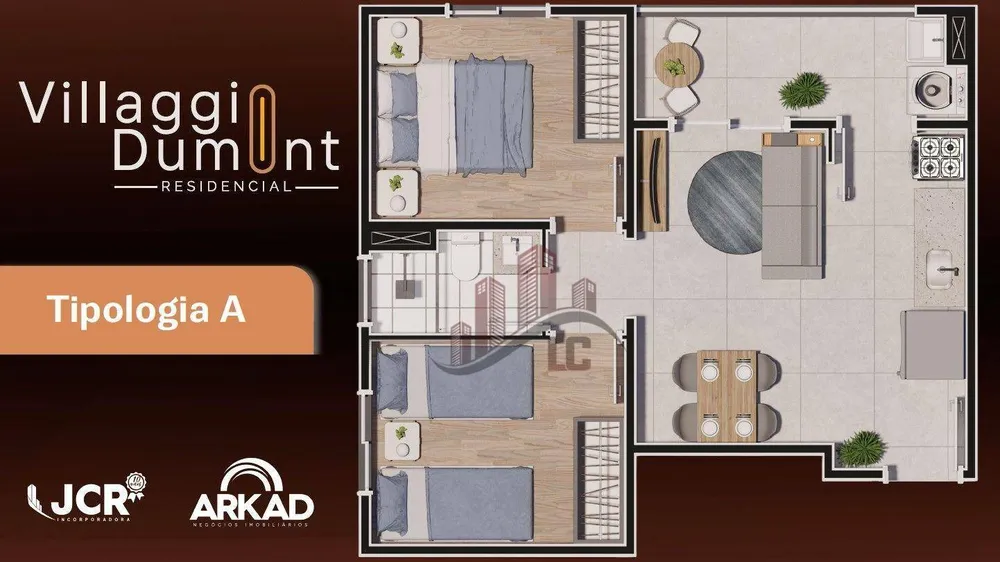 Apartamento, 2 quartos, 43 m² - Foto 15