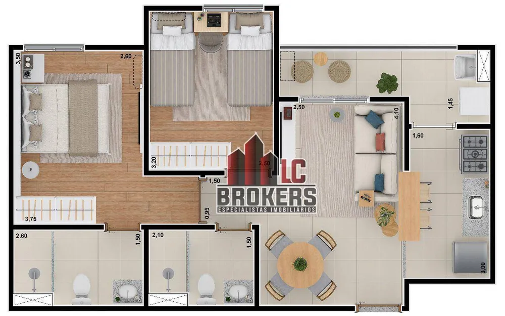 Apartamento, 2 quartos, 55 m² - Foto 16