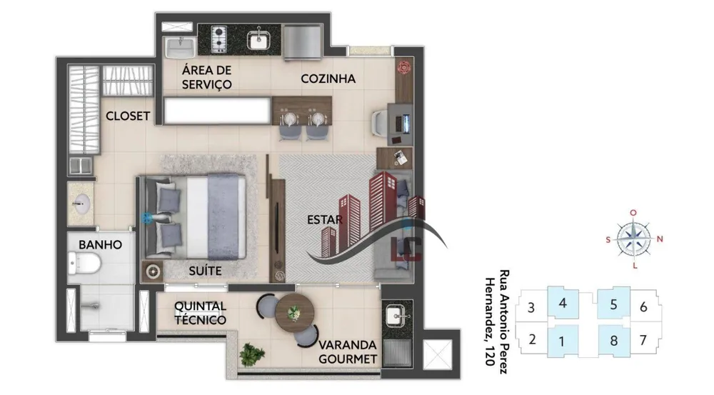 Kitnet-Studio, 45 m² - Foto 16