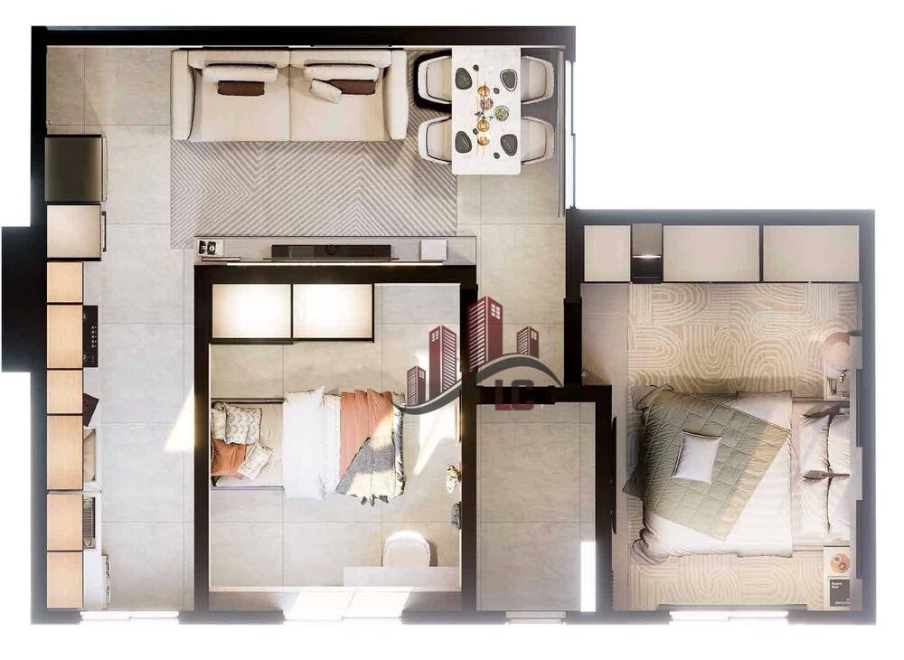 Apartamento, 2 quartos, 45 m² - Foto 2
