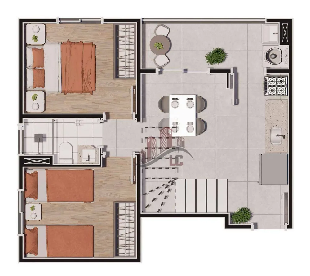 Apartamento, 3 quartos, 69 m² - Foto 2