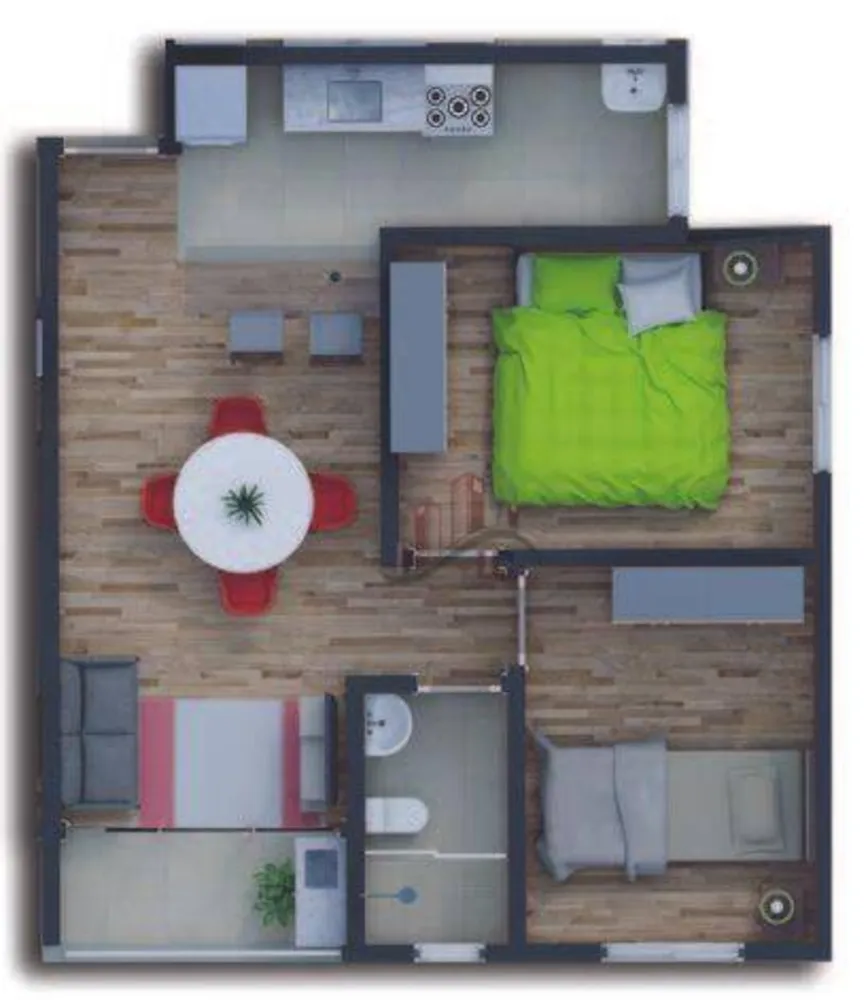 Apartamento, 2 quartos, 47 m² - Foto 7