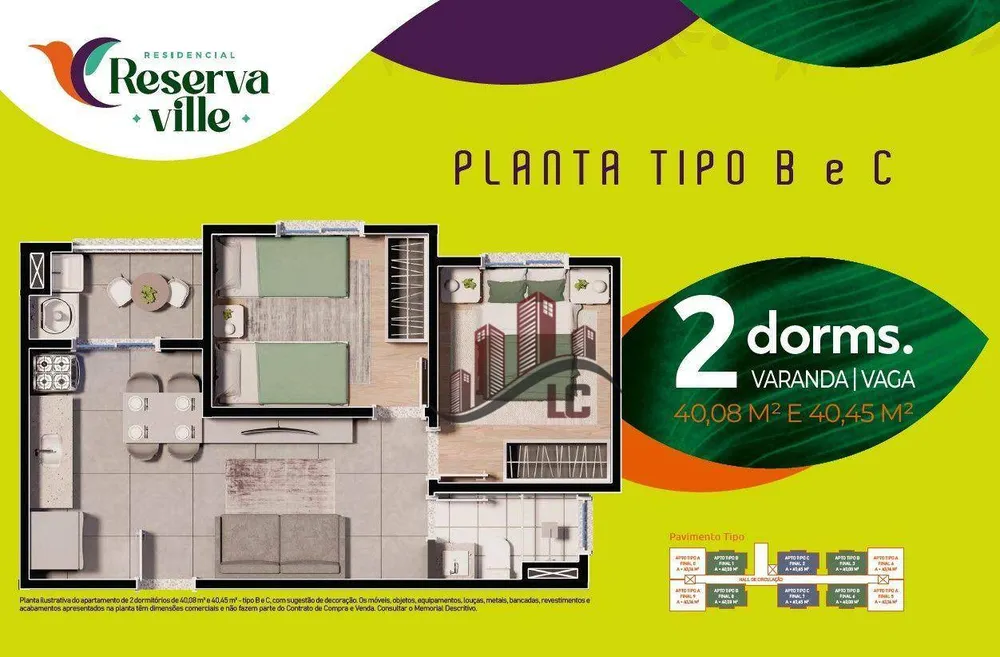 Apartamento, 2 quartos, 54 m² - Foto 16
