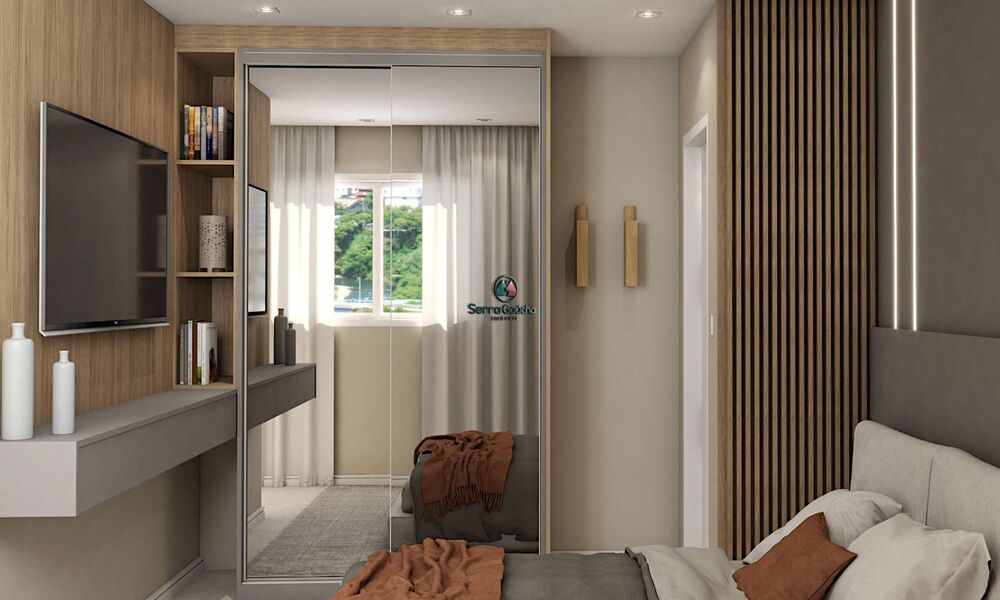 Apartamento à venda com 1 quarto, 44m² - Foto 3