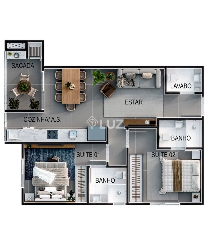 Apartamento, 2 quartos, 75 m² - Foto 5