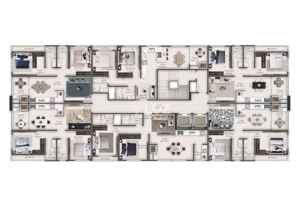 Apartamento, 2 quartos, 63 m² - Foto 8