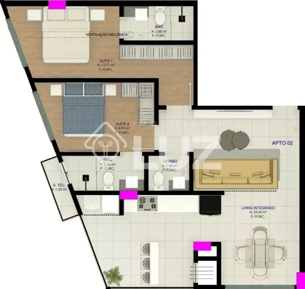 Apartamento, 2 quartos, 76 m² - Foto 12