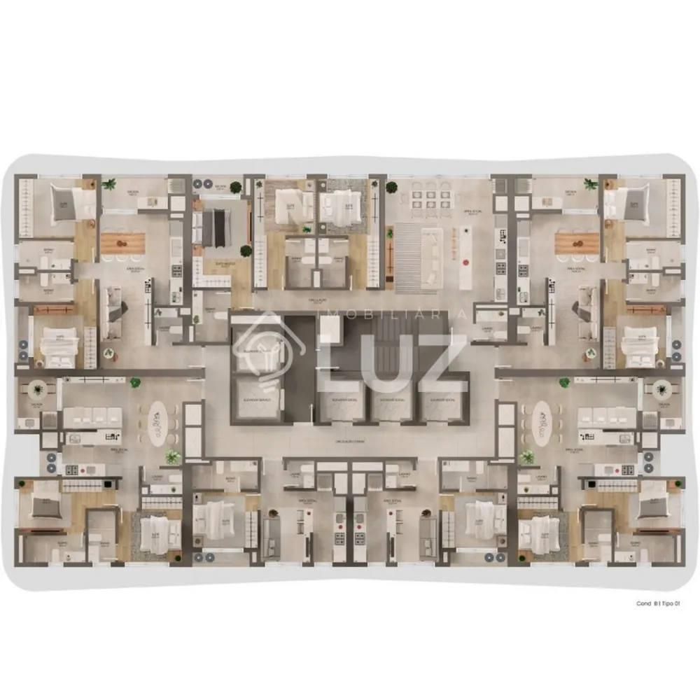 Apartamento, 2 quartos, 75 m² - Foto 1