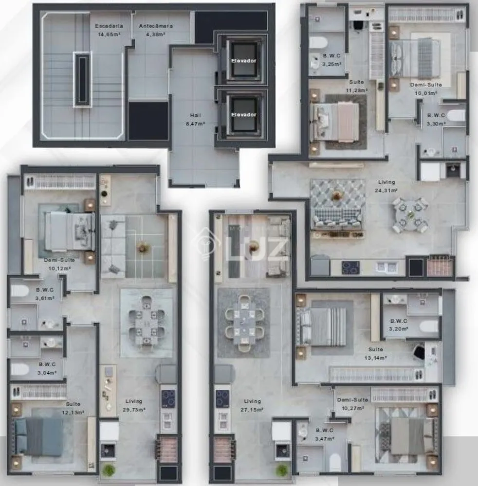 Apartamento, 2 quartos, 60 m² - Foto 7