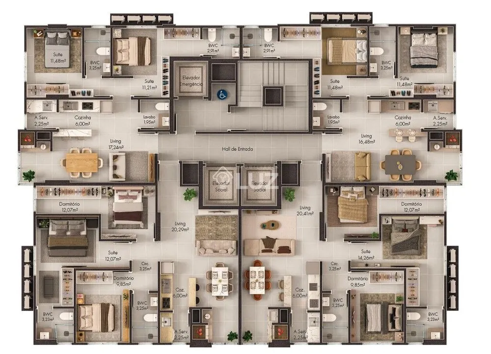 Apartamento, 2 quartos, 67 m² - Foto 12