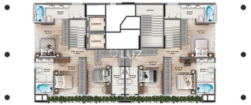 Cobertura, 3 quartos, 134 m² - Foto 11