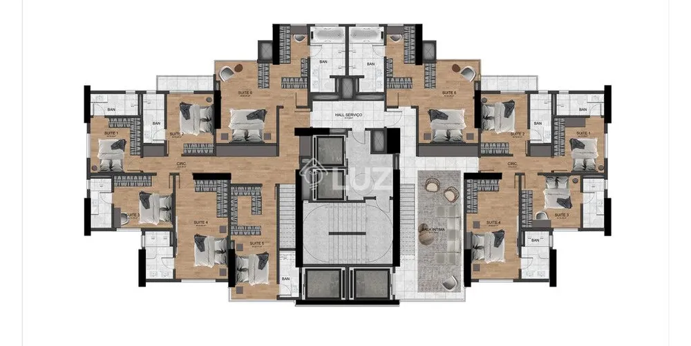 Apartamento, 6 quartos, 178 m² - Foto 11