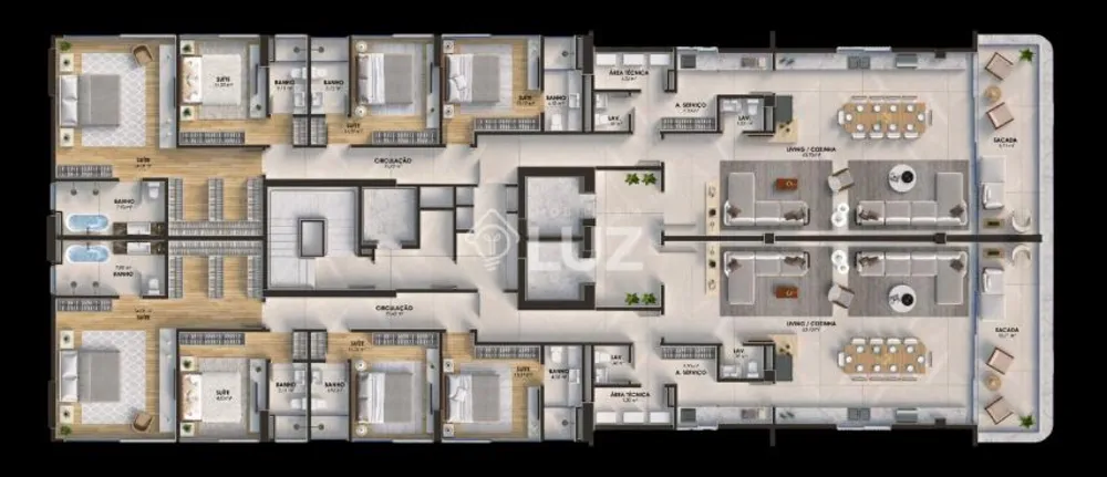 Apartamento, 4 quartos, 242 m² - Foto 7