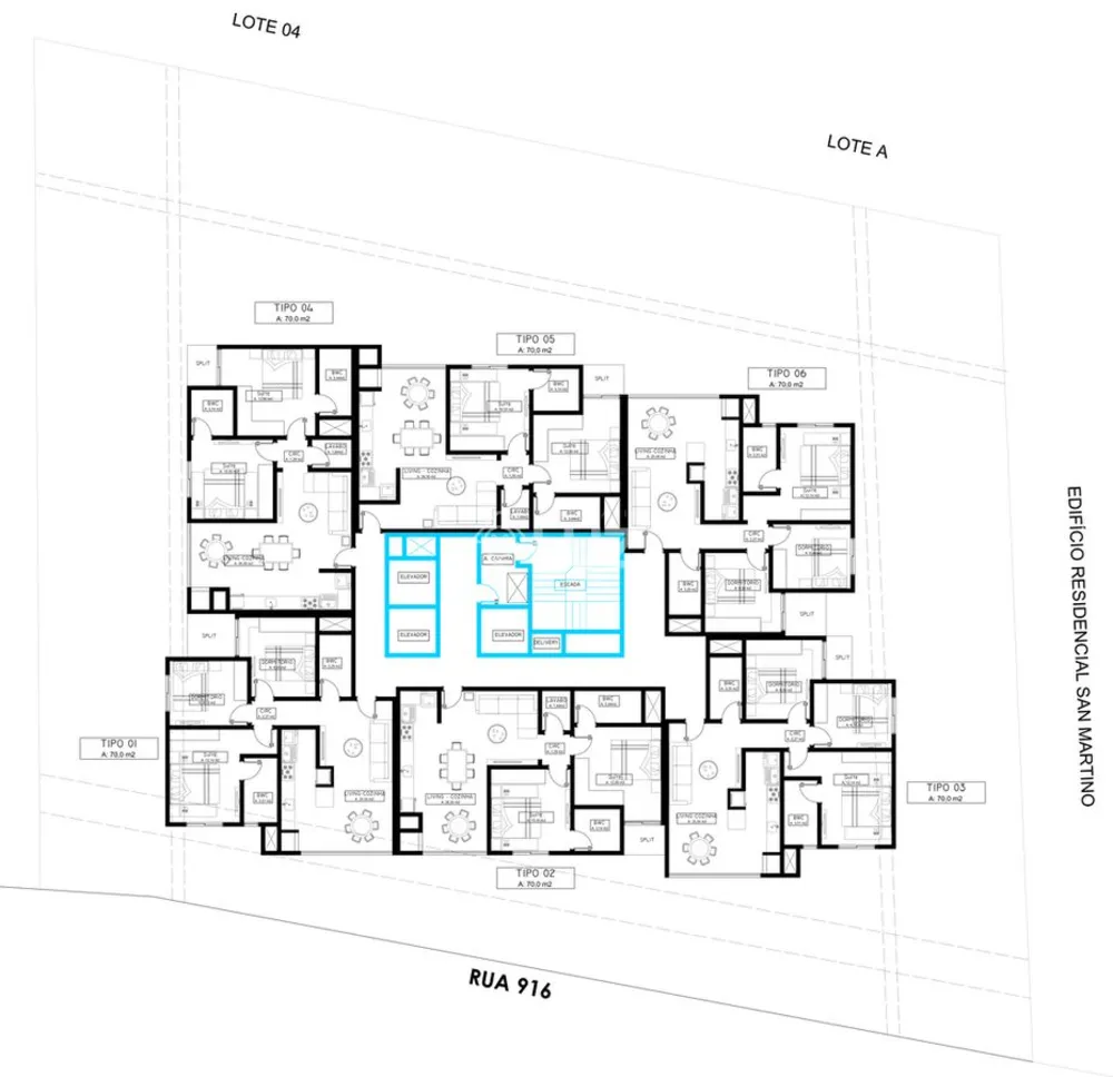 Apartamento, 2 quartos, 70 m² - Foto 1