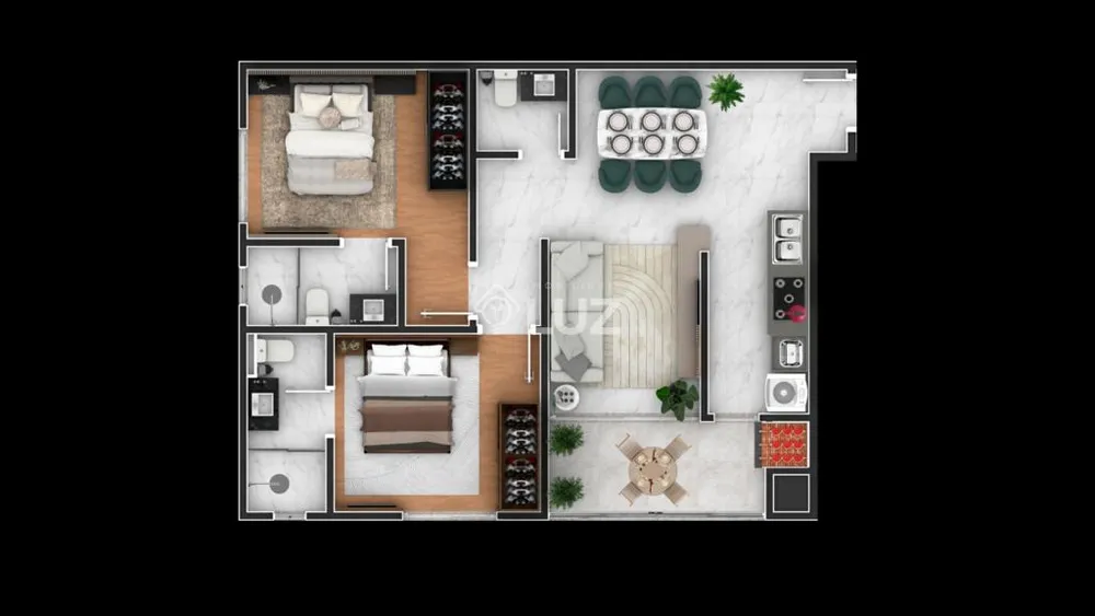Apartamento, 2 quartos, 66 m² - Foto 8