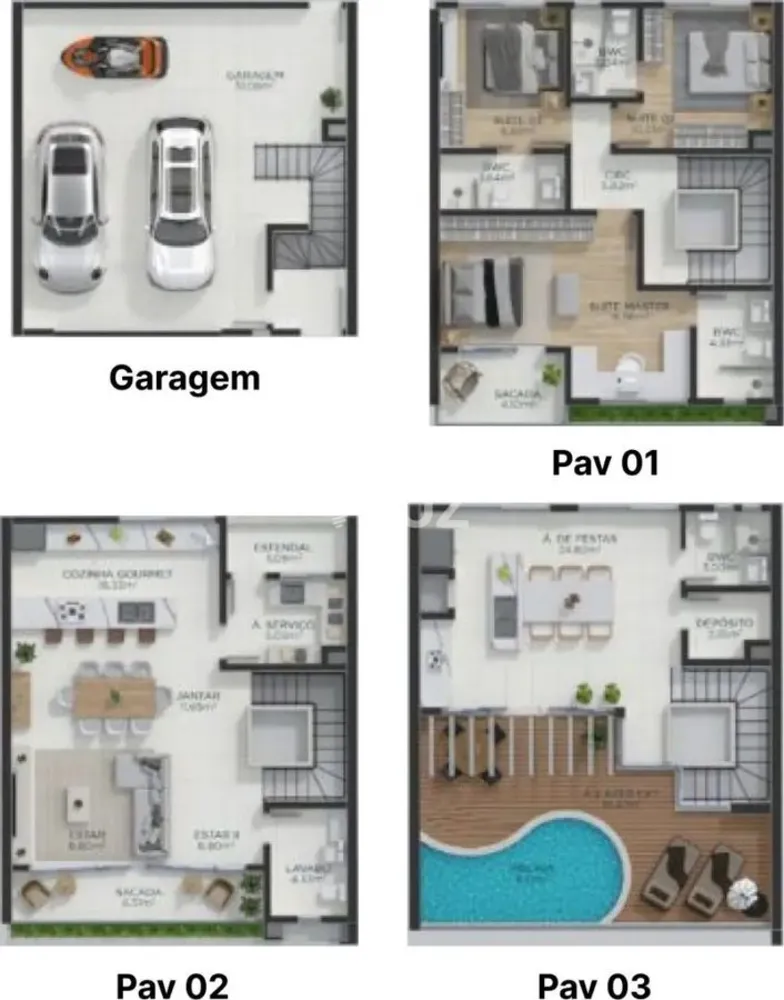 Casa de Condomínio, 3 quartos - Foto 7
