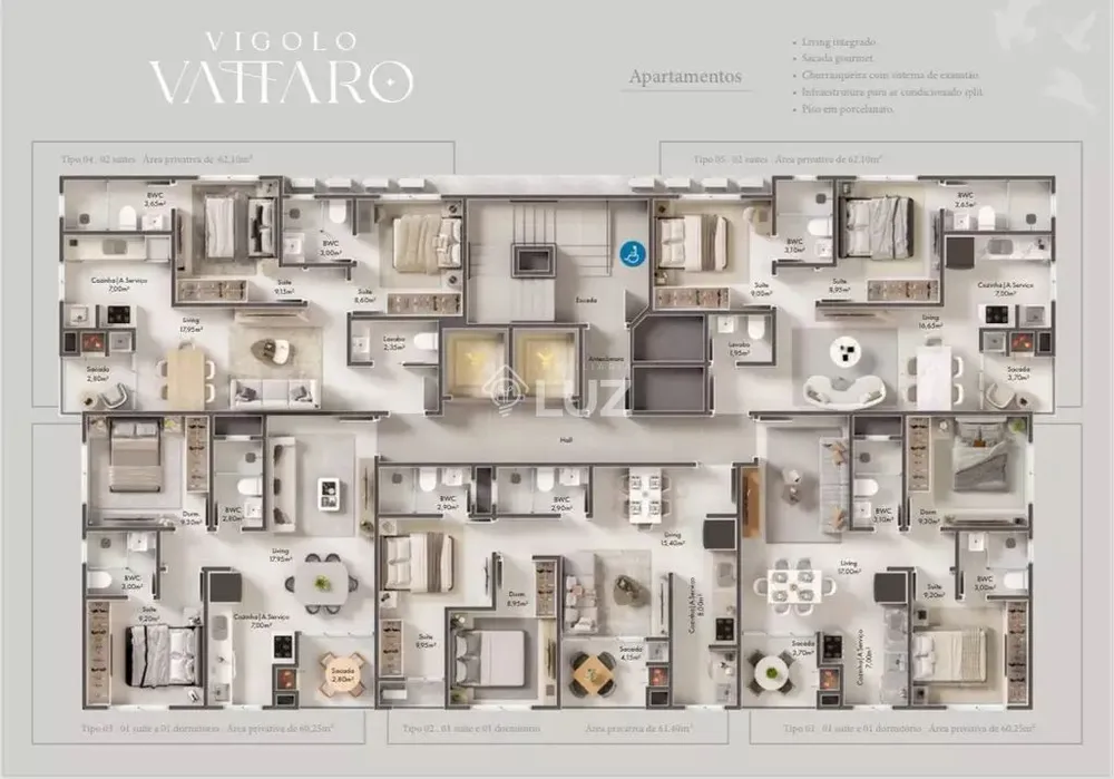 Apartamento, 2 quartos, 60 m² - Foto 4