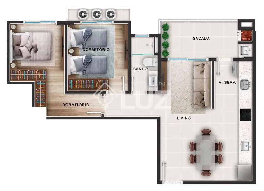 Apartamento, 2 quartos, 60 m² - Foto 12