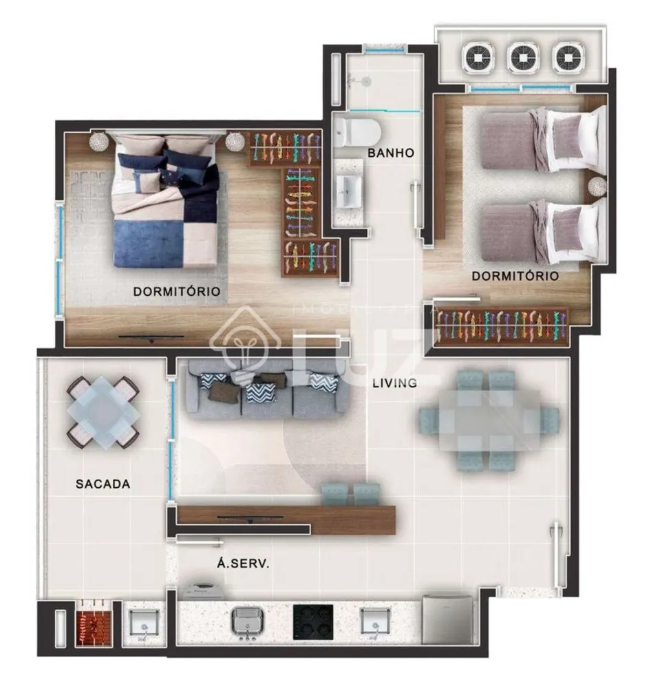 Apartamento, 2 quartos, 60 m² - Foto 11