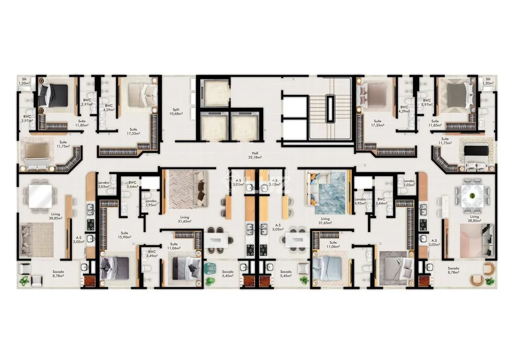 Apartamento, 2 quartos, 88 m² - Foto 11