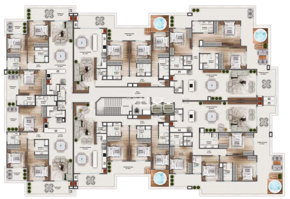Cobertura, 2 quartos, 89 m² - Foto 9