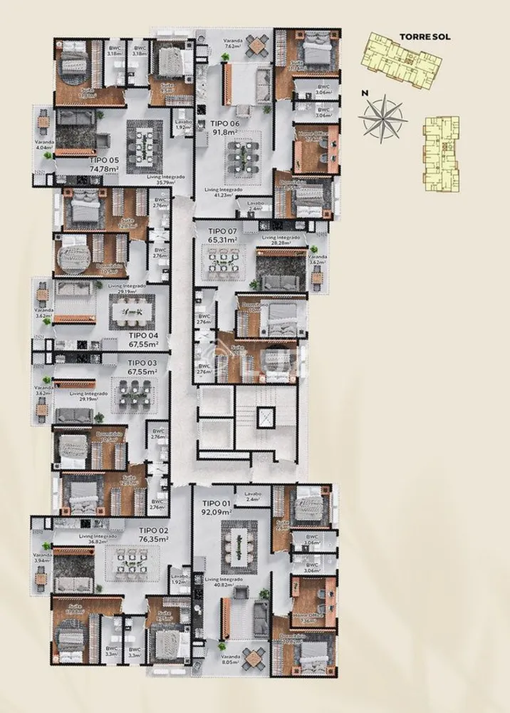 Apartamento, 2 quartos, 65 m² - Foto 11