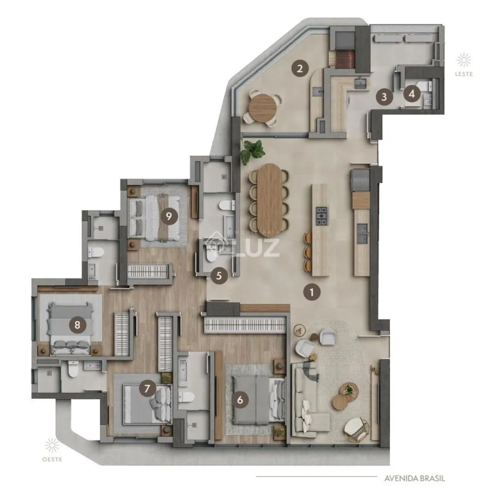 Cobertura, 4 quartos, 183 m² - Foto 9