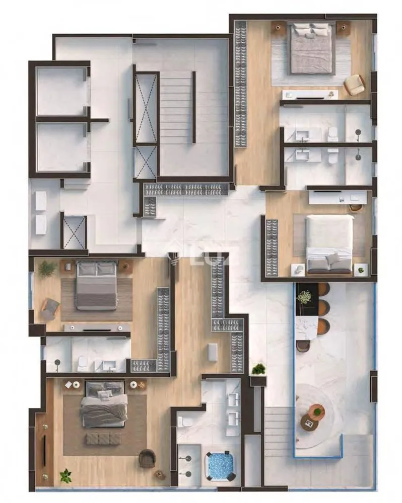 Apartamento, 4 quartos, 187 m² - Foto 12