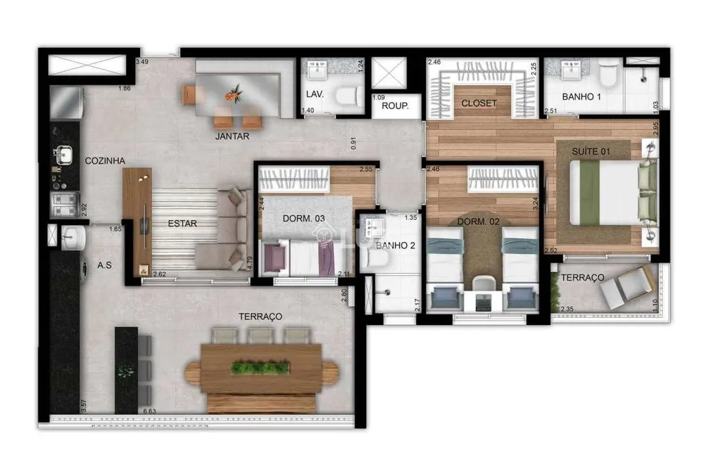Casa, 4 quartos, 1000 m² - Foto 8