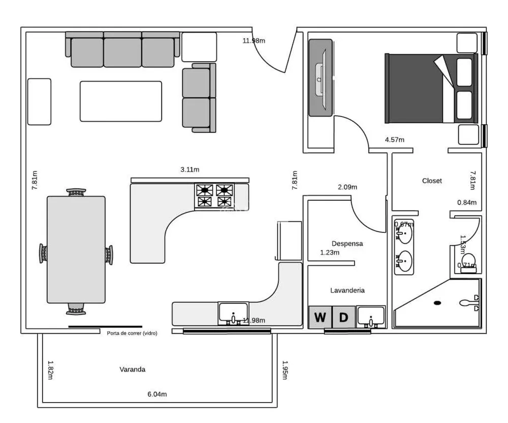 Casa, 4 quartos, 1000 m² - Foto 7