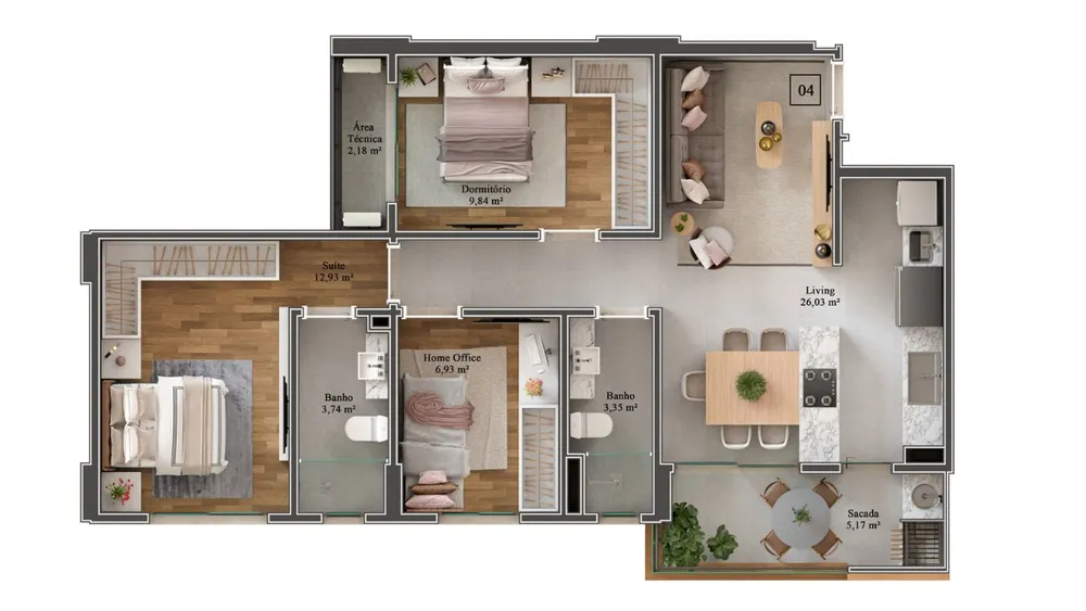 Apartamento, 3 quartos, 84 m² - Foto 10