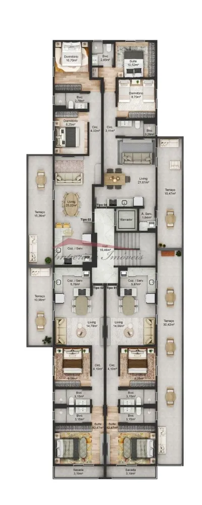 Apartamento, 2 quartos, 63 m² - Foto 16
