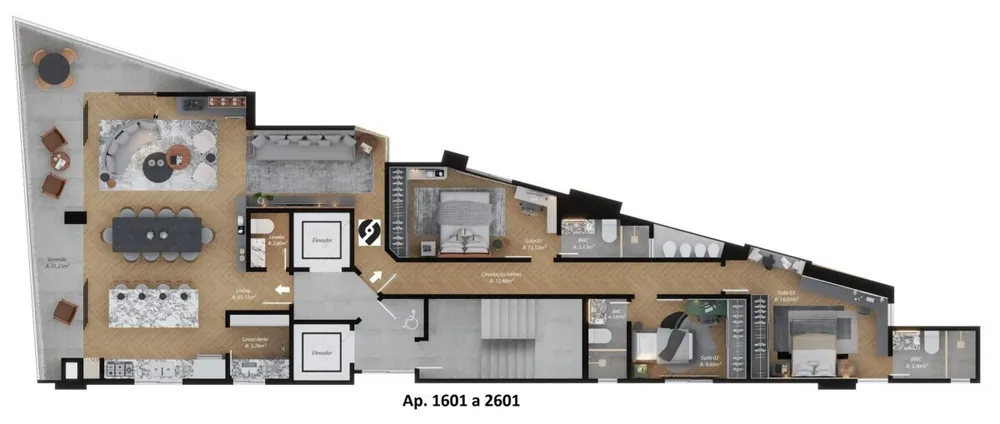 Apartamento, 2 quartos, 87 m² - Foto 12