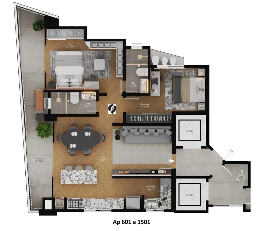 Apartamento, 2 quartos, 87 m² - Foto 7