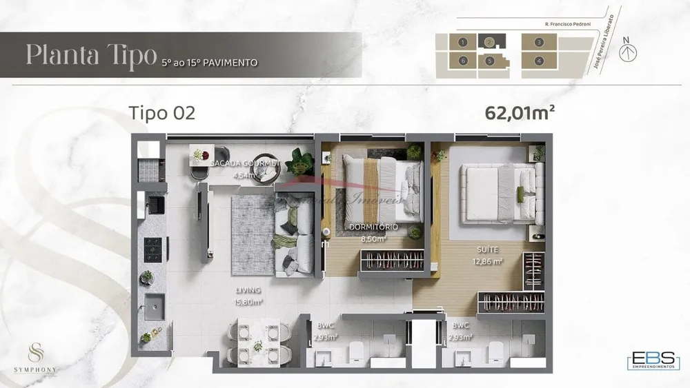 Apartamento, 3 quartos, 88 m² - Foto 20