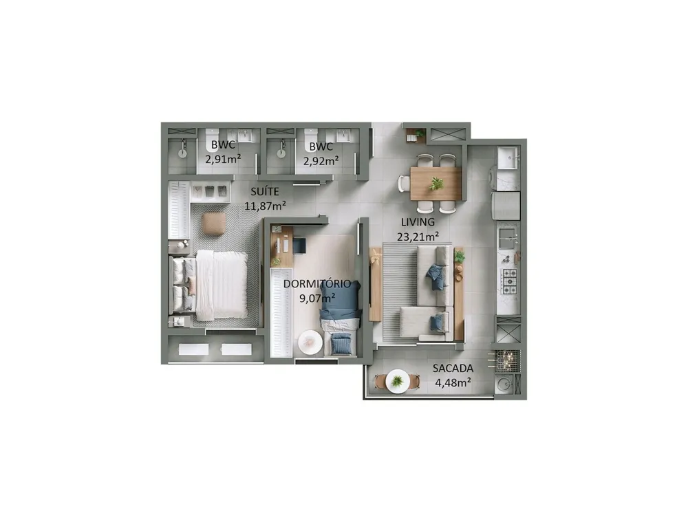 Apartamento, 2 quartos, 76 m² - Foto 13