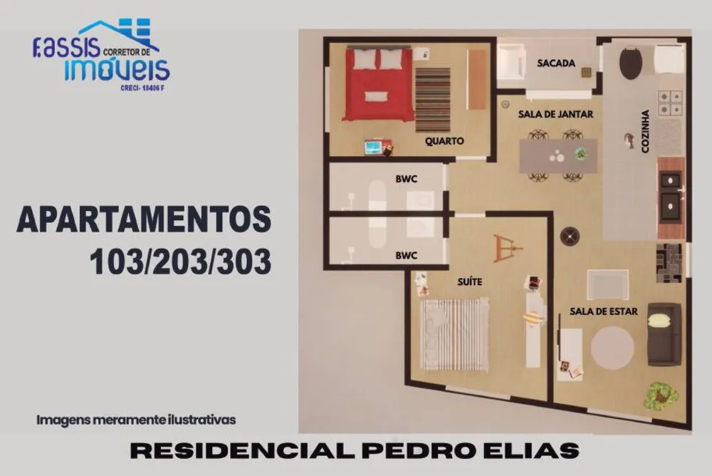Apartamento, 3 quartos, 65 m² - Foto 10